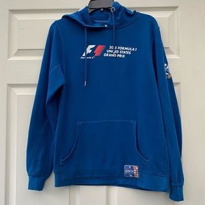 Formula 1 Blue Hoodie UNITER STATES 2015, S